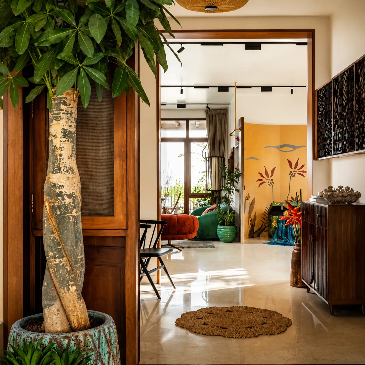 Handcrafted Modernism Defines This Bengaluru Family Residence