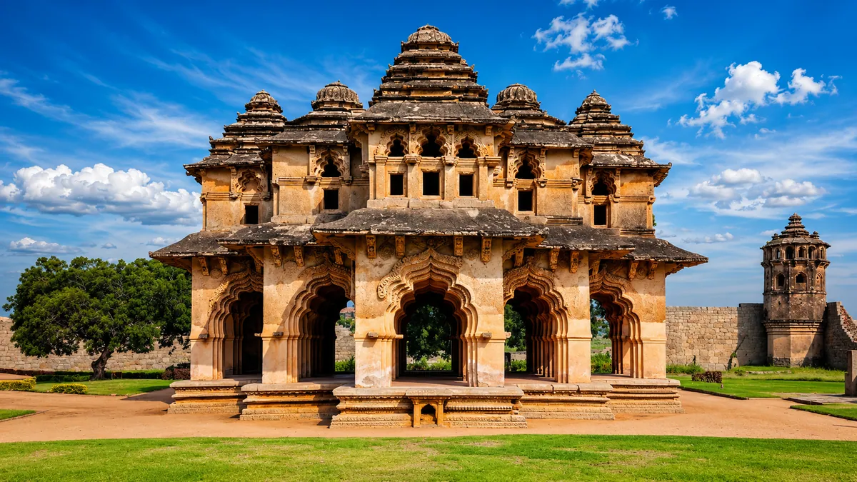Lotus Mahal: The Architectural Jewel of Hampi’s Royal Enclosure