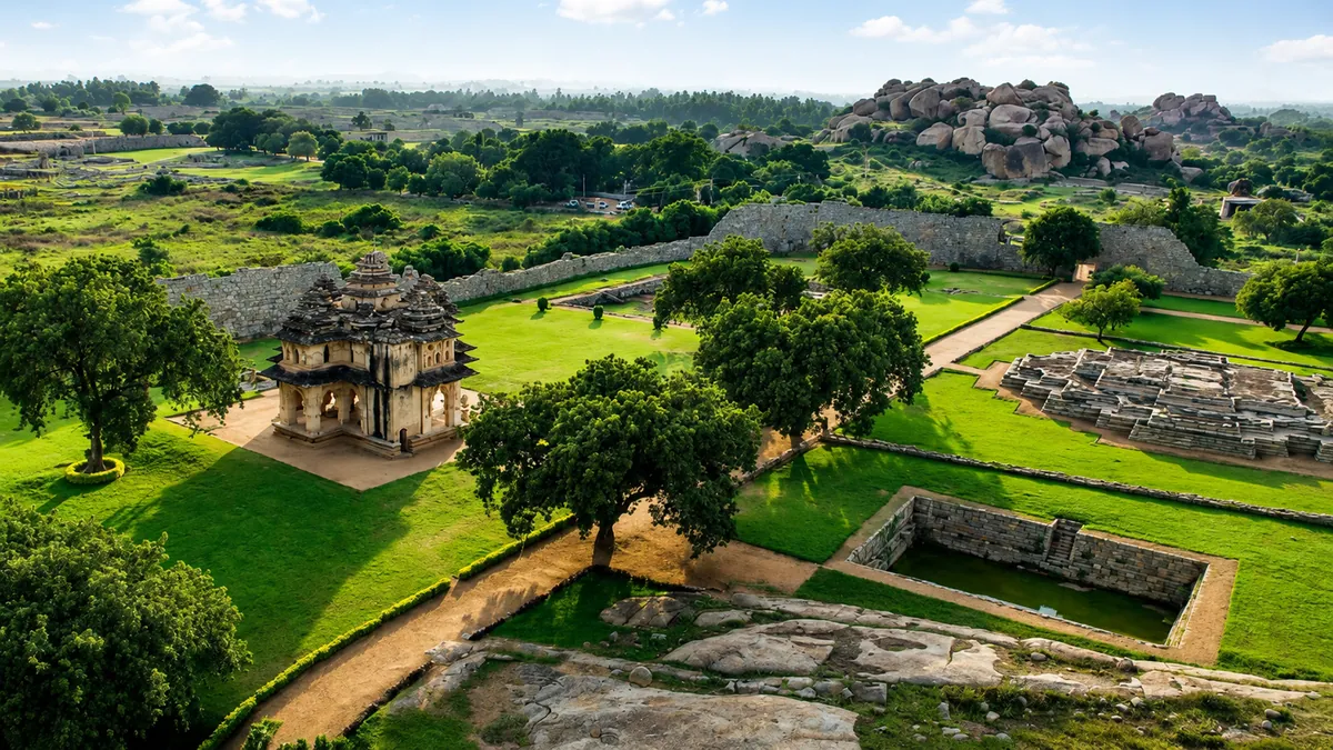 Lotus Mahal: The Architectural Jewel of Hampi’s Royal Enclosure