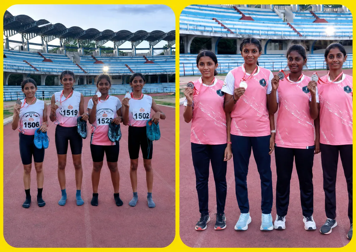 Twin Triumphs on the Track: Ladyhill School’s Kshamaya & Adithi Amin Shine @ the Karnataka State Kids Athletics Meet 2026