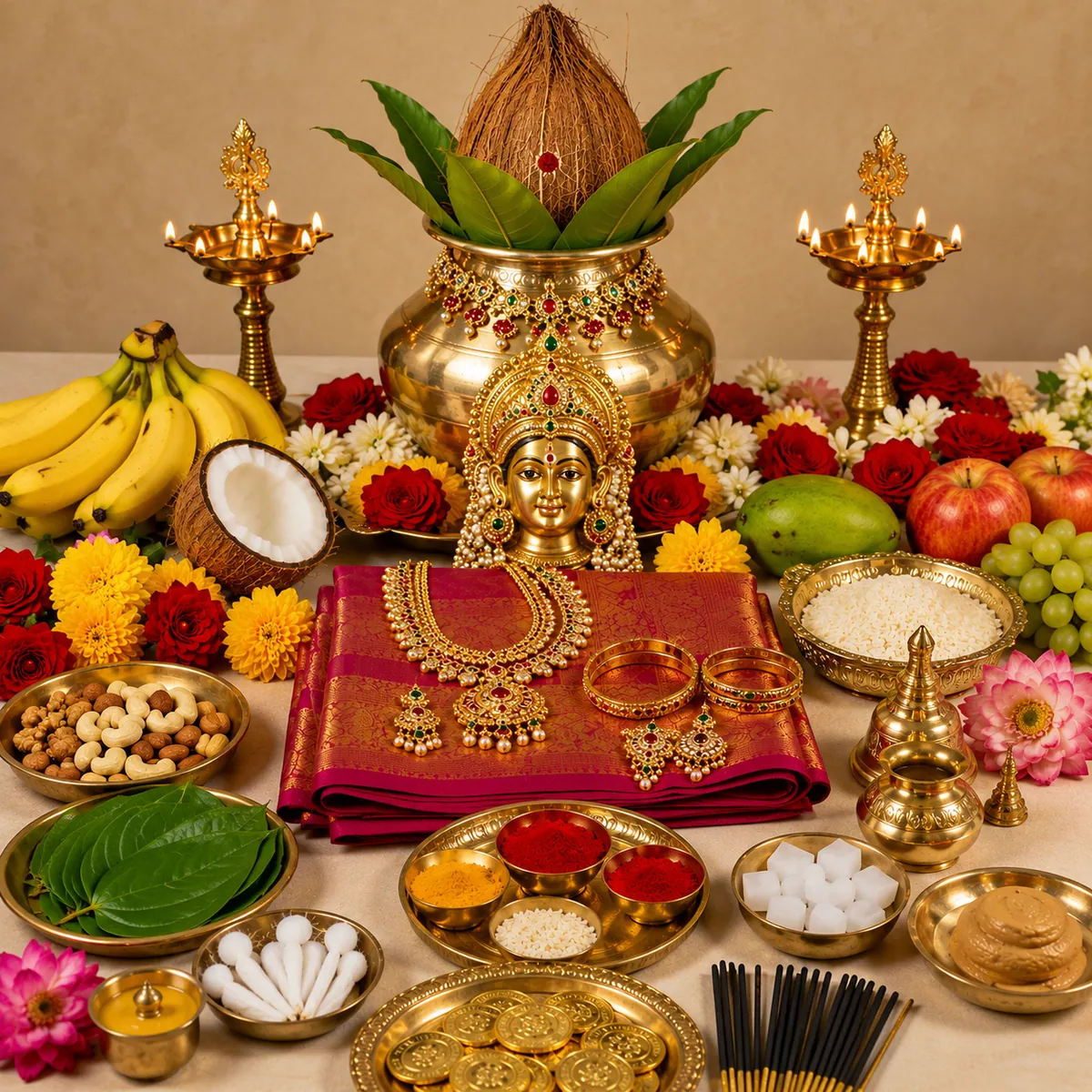 Vara Mahalakshmi Vrata: Karnataka’s Sacred Celebration of Prosperity & Divine Grace